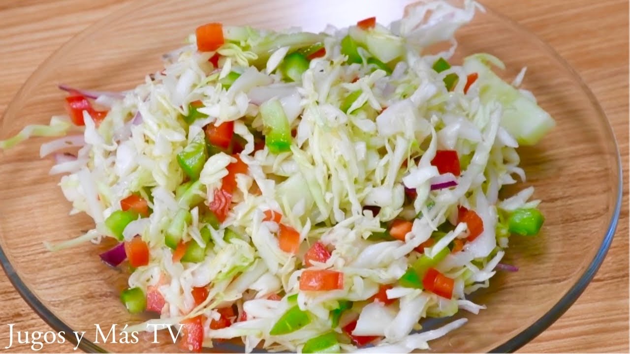 Ensalada de Repollo con un rico Aderezo casero