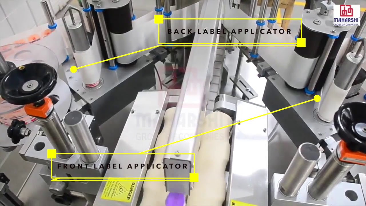 MAHARSHI FRONT BACK  LABELLING MACHINE