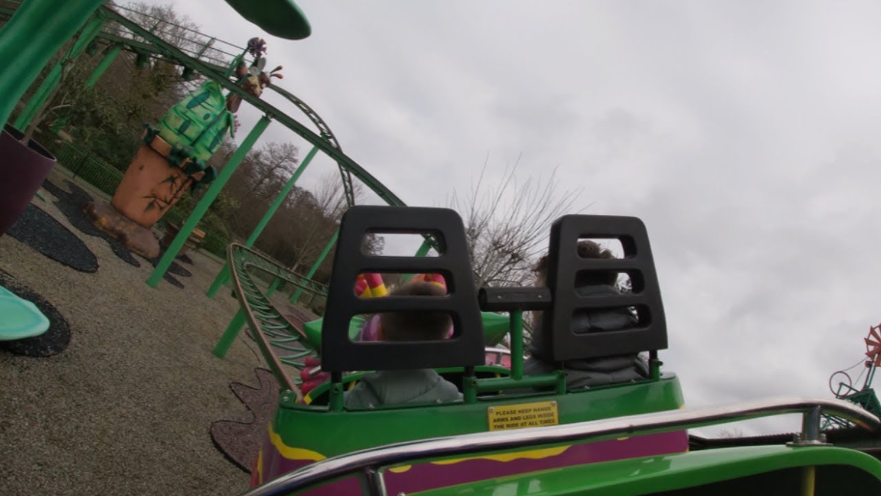 Cat-O-Pillar On Ride POV 4K 2022 Paultons Park