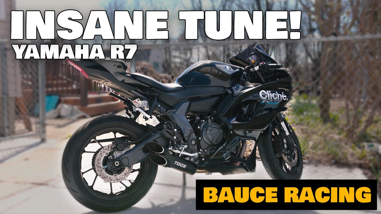 INSANE ECU TUNE FOR YAMAHA R7! (BAUCE RACING)