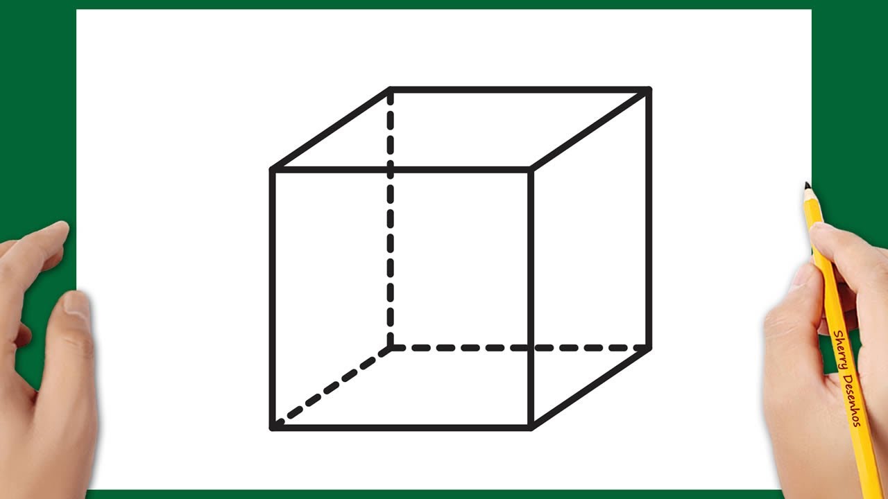 Como desenhar um cubo