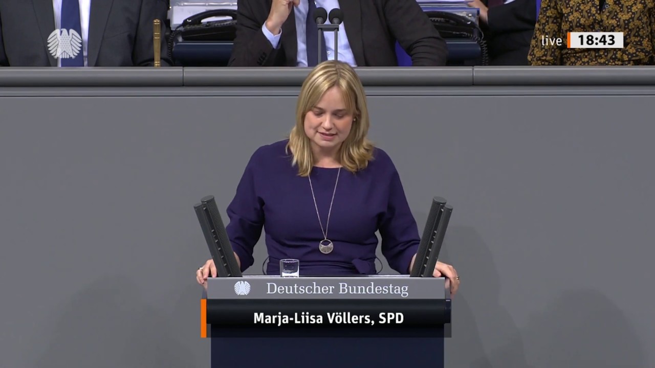 Bundestagsrede Marja-Liisa Völlers (SPD) in der Debatte zur neuen PISA Studie