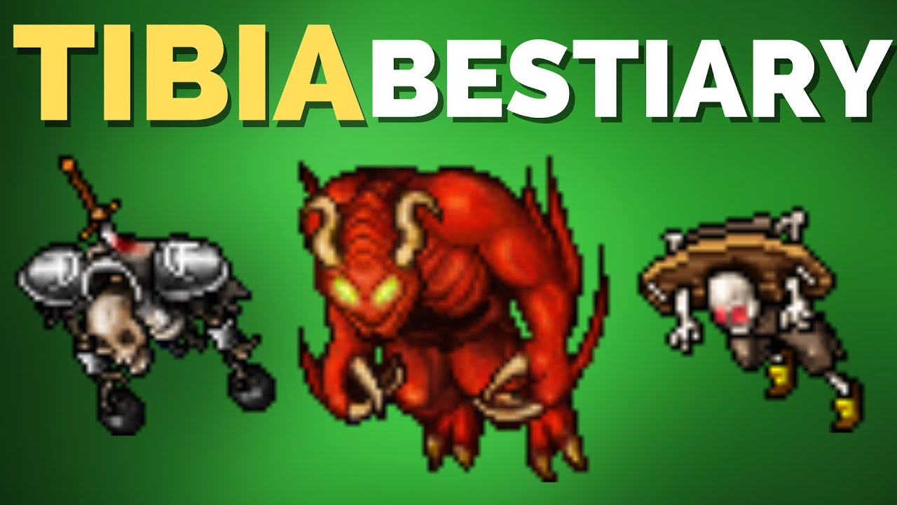 TIBIA BESTIARY Betrayed Wraith, Demon, Lost Soul, Phantasm, Spectre - Edron