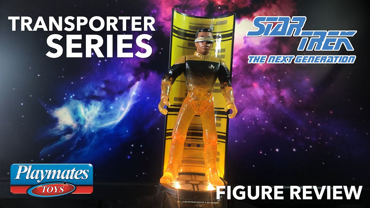 Обзор игрушки Star Trek: Playmates: TNG Transporter Series