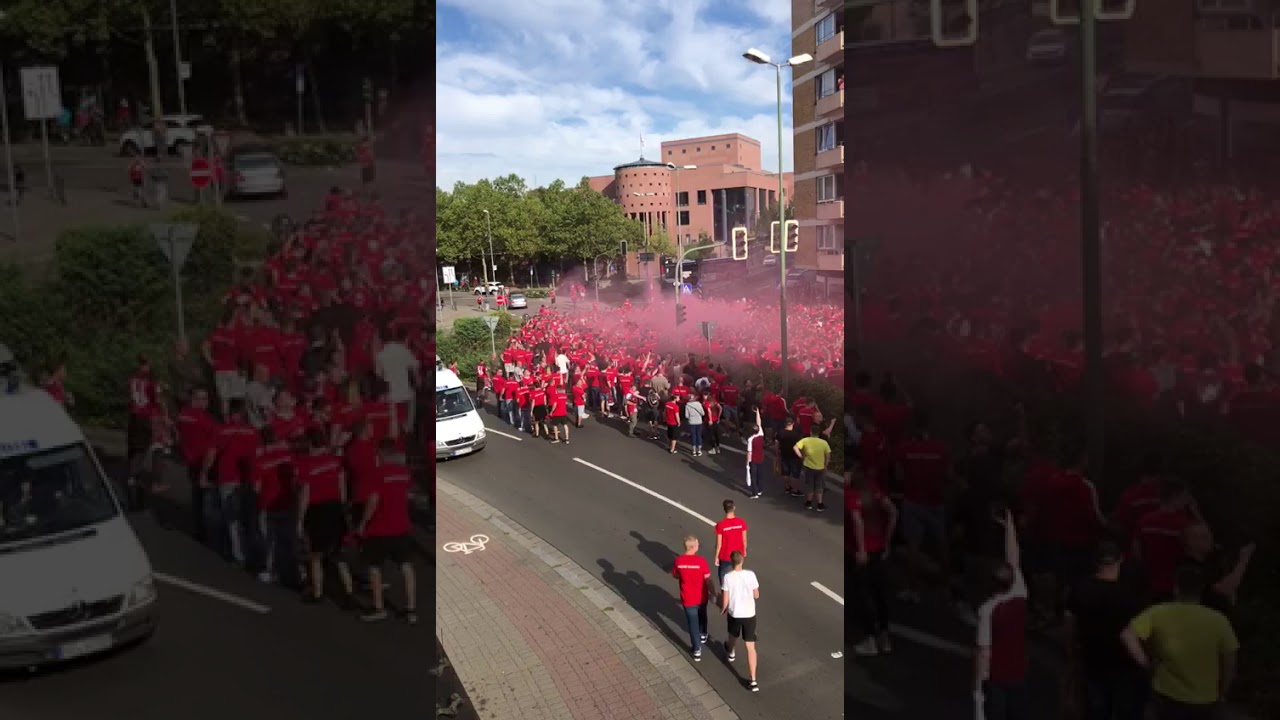 Kaiserslautern - Waldhof Mannheim || Derby - Fanmarsch