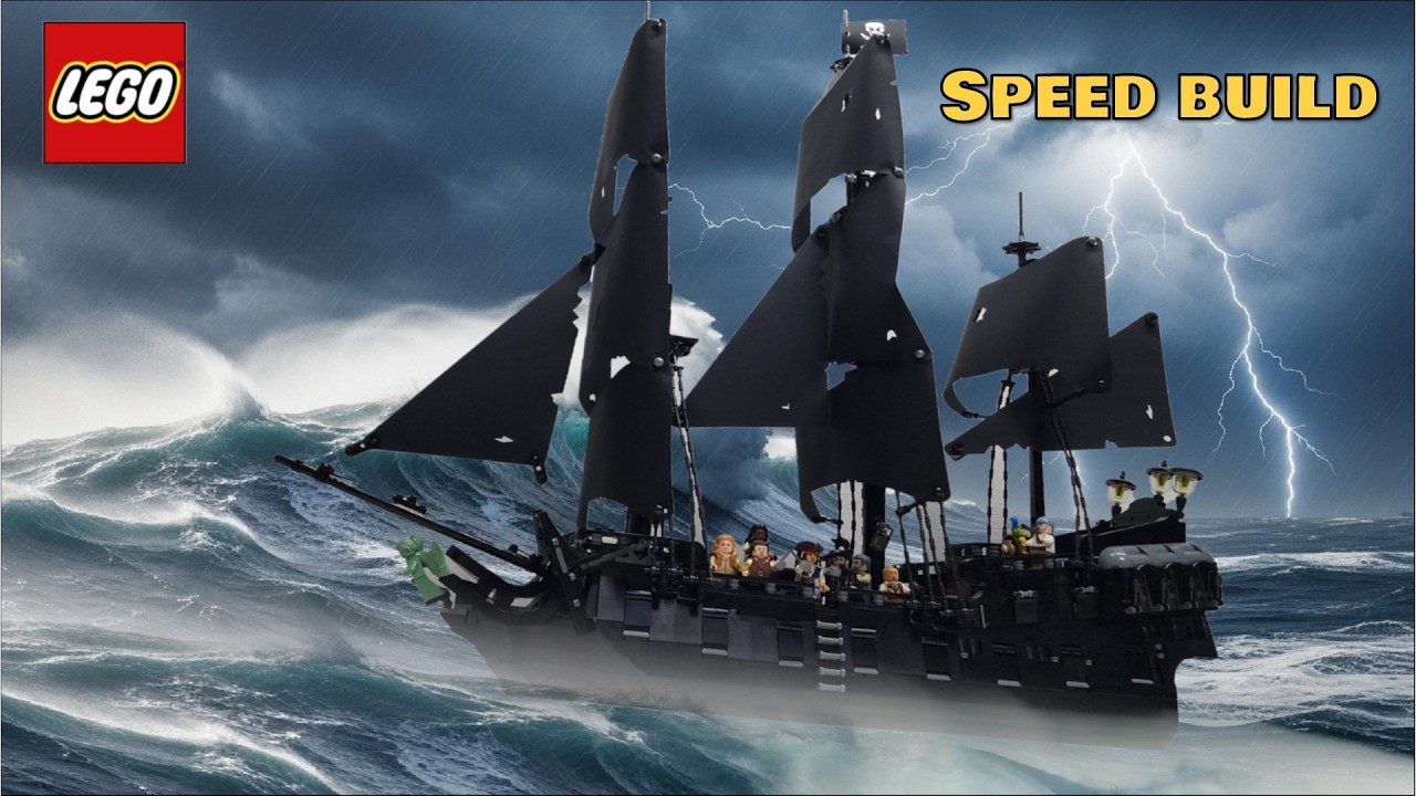 LEGO 10365 Black Pearl Speed Build (Pirates of the Caribbean)