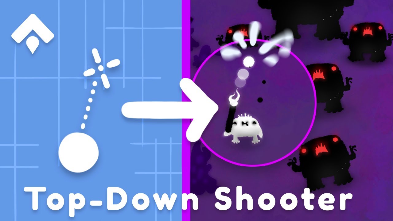 6 STEPS to make a TOP DOWN SHOOTER Game | Unity 2023 Tutorial