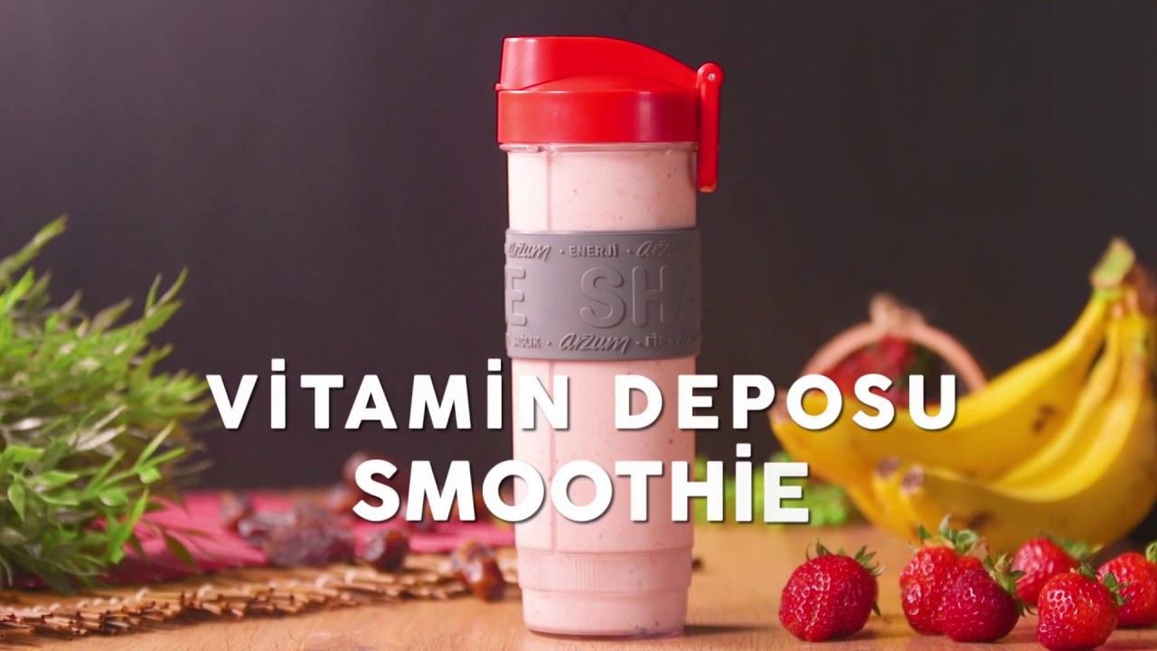 Arzum Shake&rsquo;N Take ile Vitamin Deposu Smoothie Tarifi!