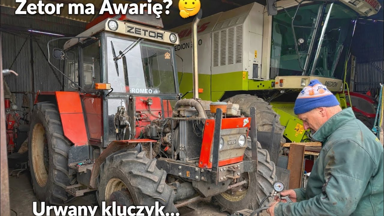 Zetor ma Awarię&hellip;🚜Ułamany kluczyk,wyciek&hellip; Tur wykańcza przedni most! 🛠️🔥