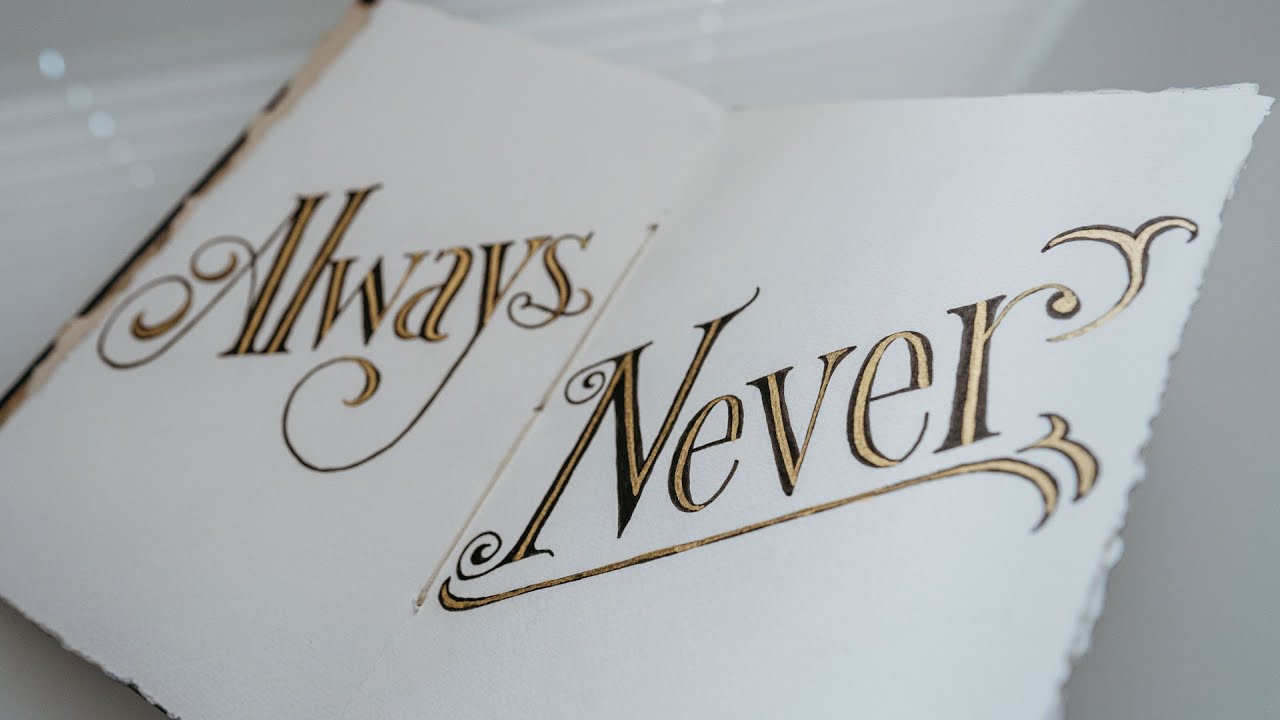Vintage lettering process | Sketch with me
