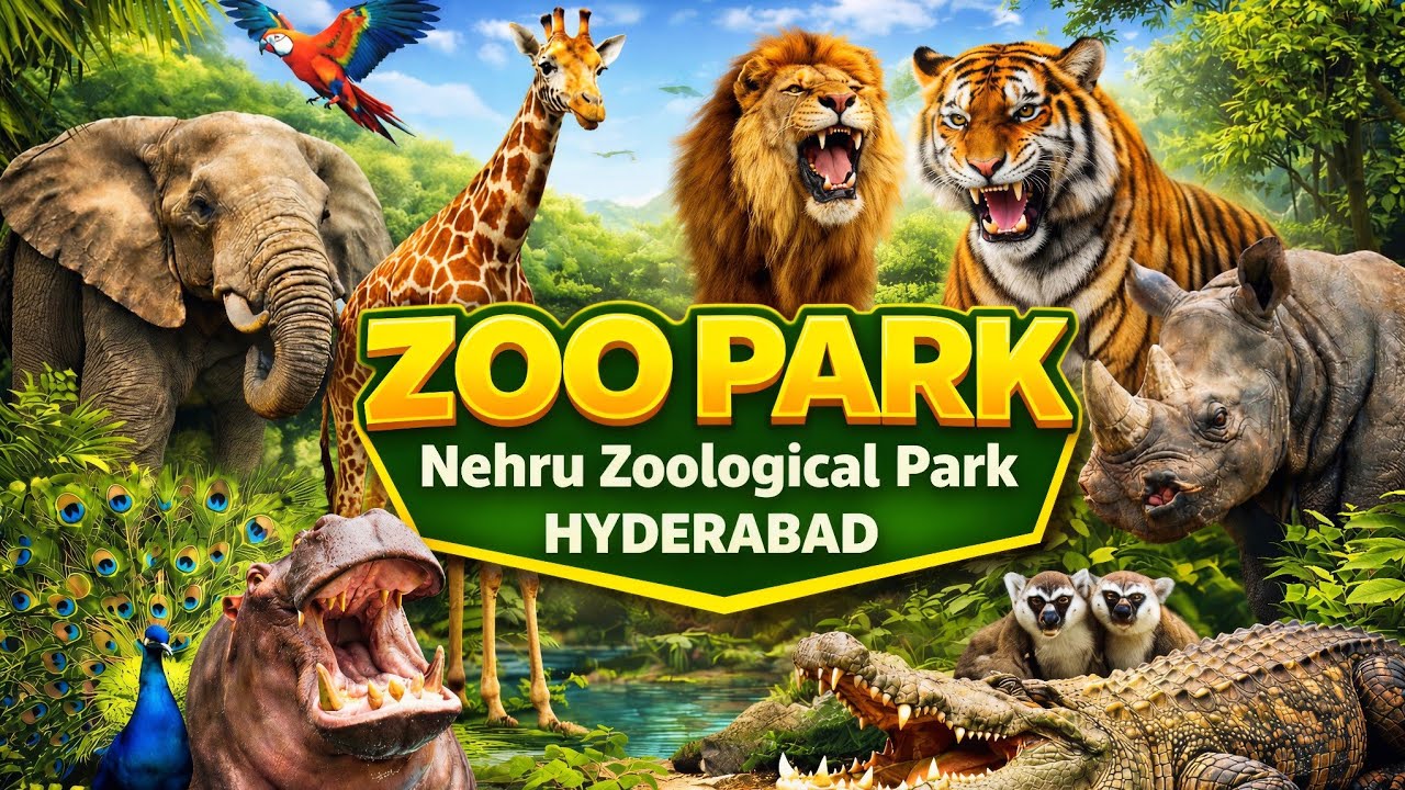 ZOO PARK HYDERABAD  | Best Family Visit #zoo #zooparkhyderabad 