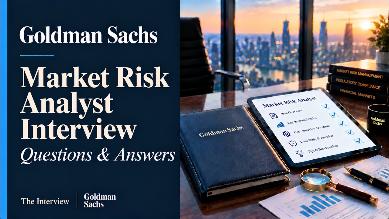 Goldman Sachs Market Risk Analyst Interview: What to Expect
