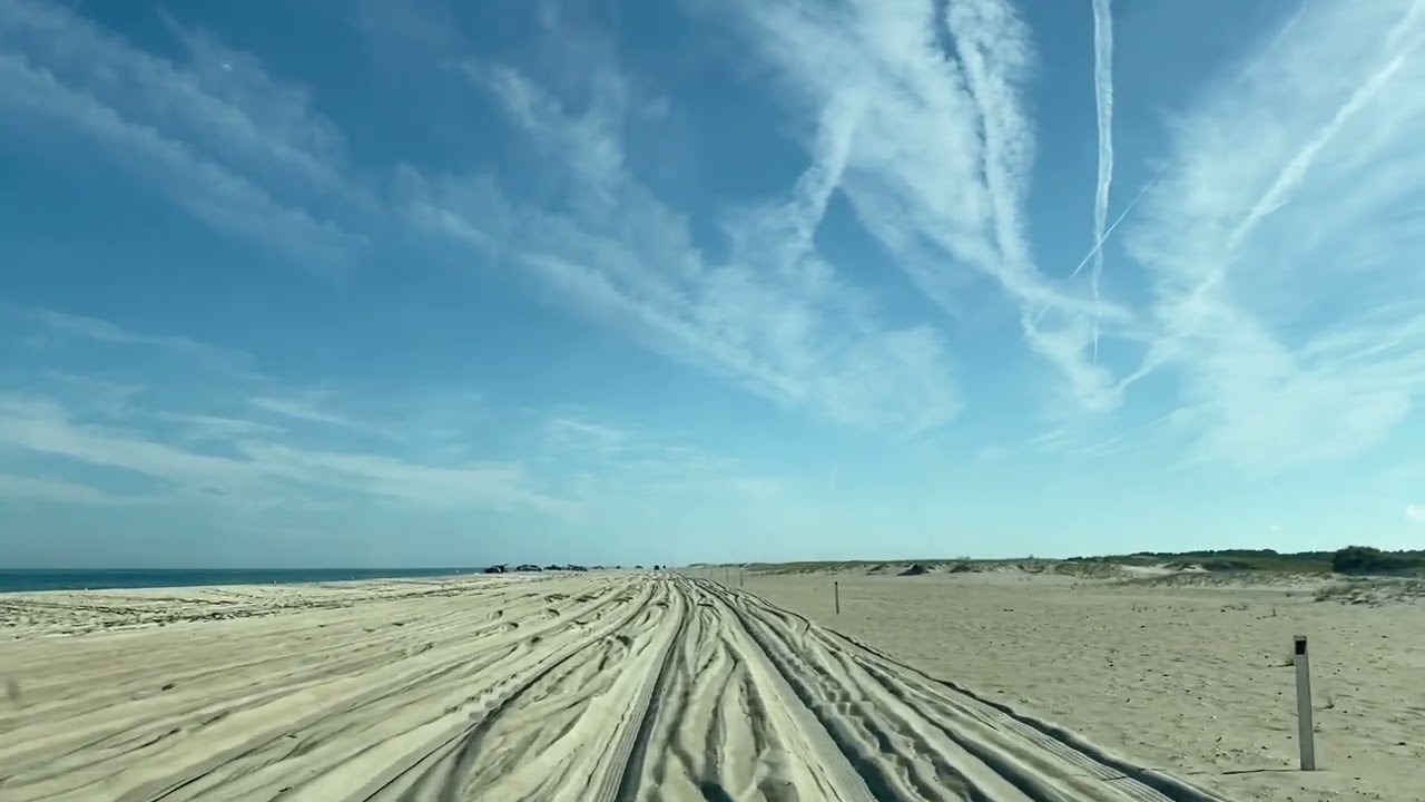 Assateague National Seashore MD- OSV area beach driving