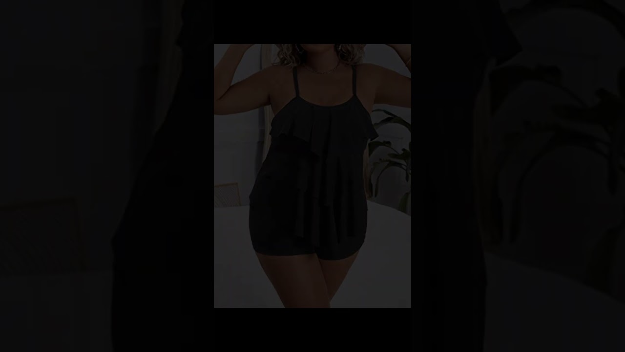 B2prity Women Plus Size Tankini Swimsuit Showcase