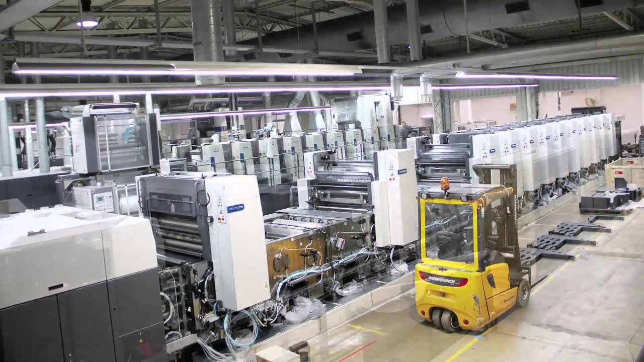 rlc|packaging group: machine setup 16-unit MAN Roland sheet-fed offset printing press