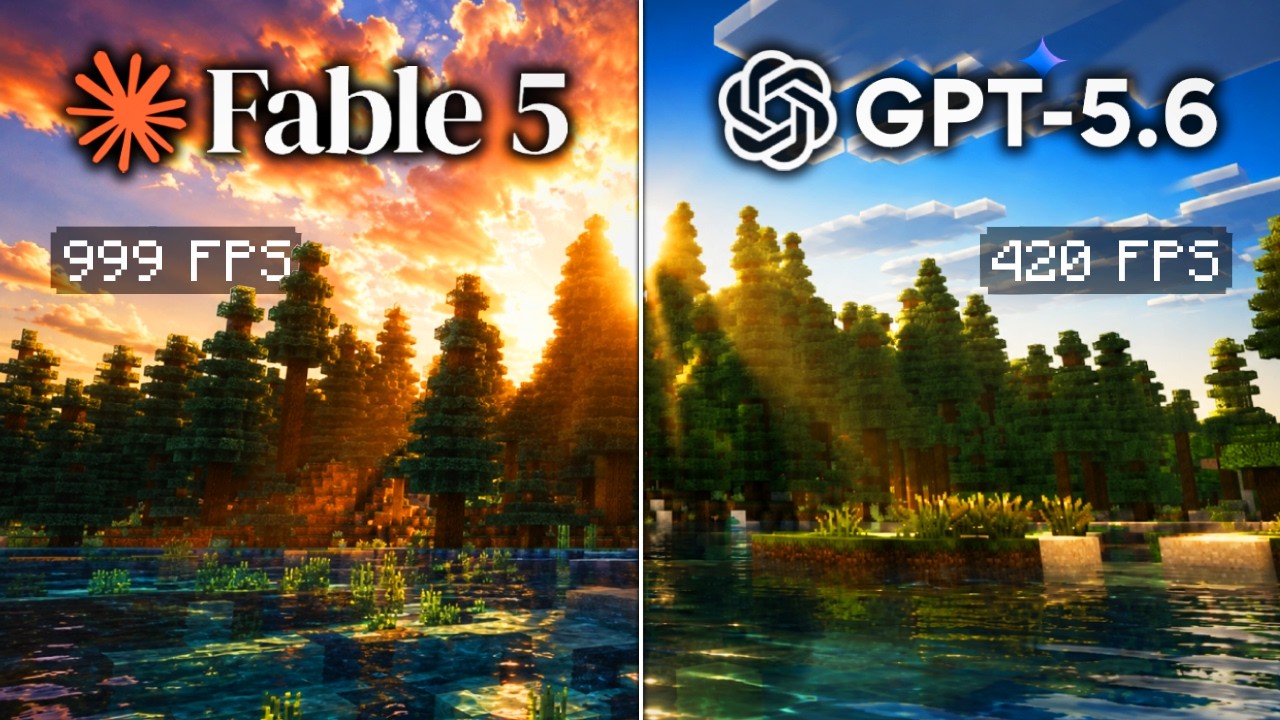 Fable 5 vs GPT 5.6 Make Shaders From Scratch