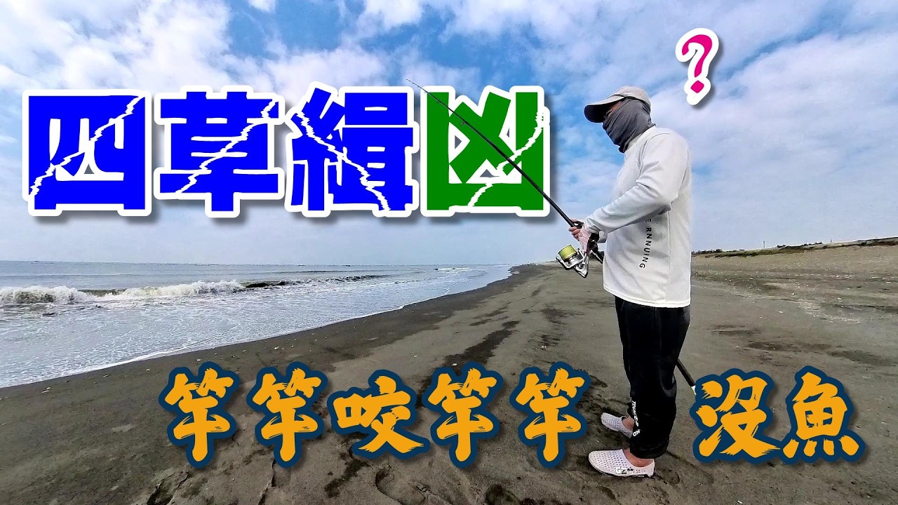 【遠投灘釣沙梭-120】20260204-用心計較的一場灘釣，終於揪出是誰把我的釣組當Buffet，沙灘上柯南的半天 #SurfCasting #キス #BeachFishing