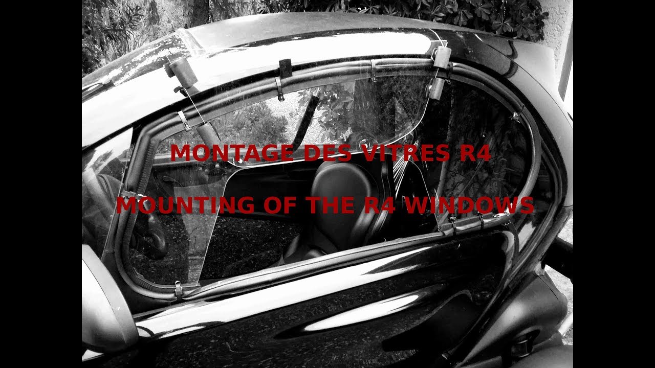 Mounting of the R4 windows for Renault Twizy / Montage des vitres R4 pour Twizy