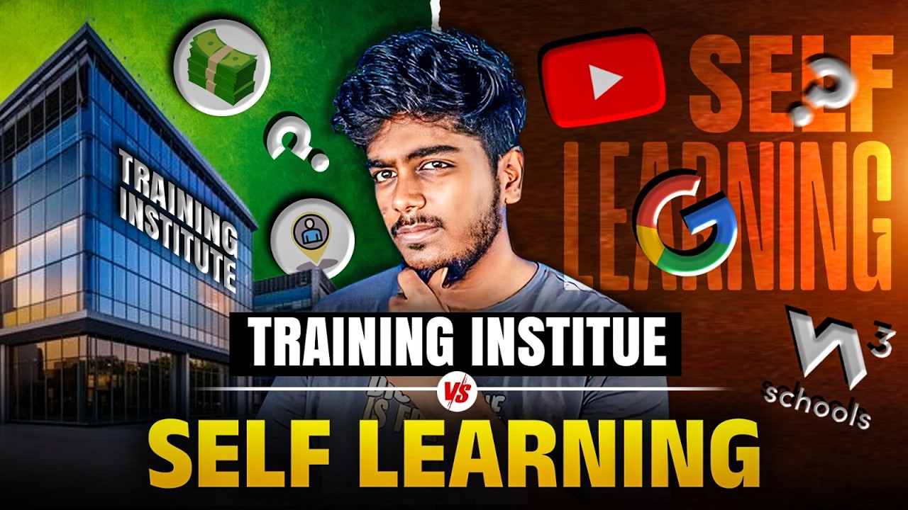 Training Institutes vs Self-Learning: What You Need to Know🤯|Pros and Cons Explained in Tamil