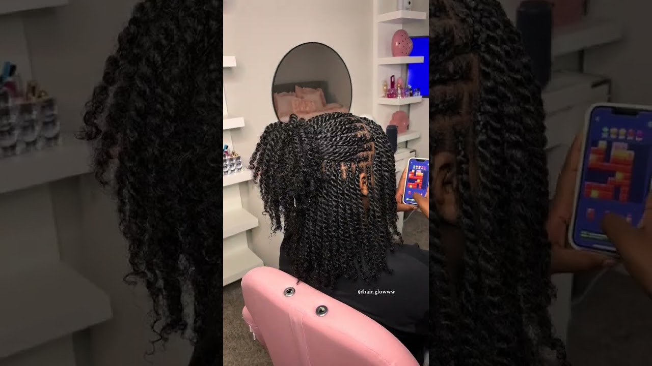 Qvr kinky human hair extensions used to do mini twists❤️ #subellahair #hairstyle #subellawig #braids
