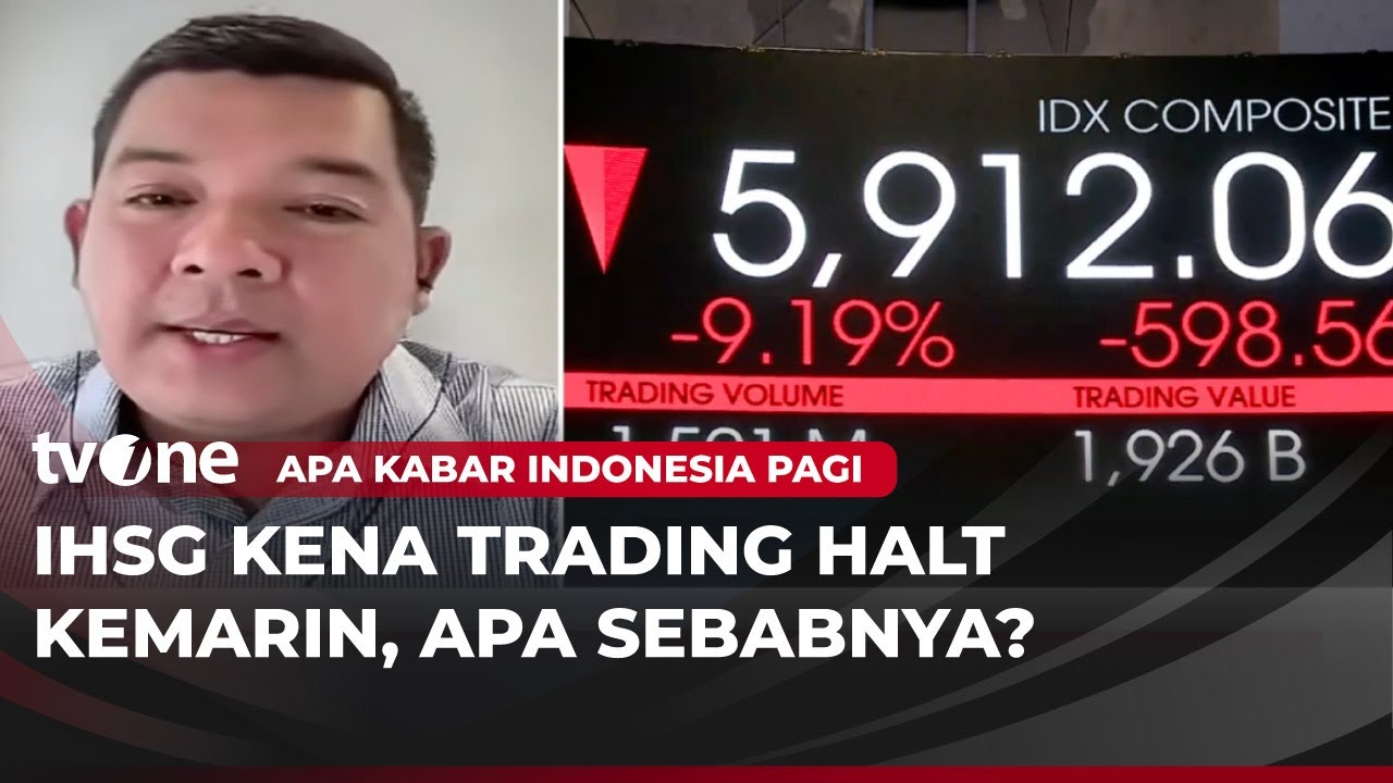 Indeks Harga Saham Gabungan Melemah | AKIP tvOne