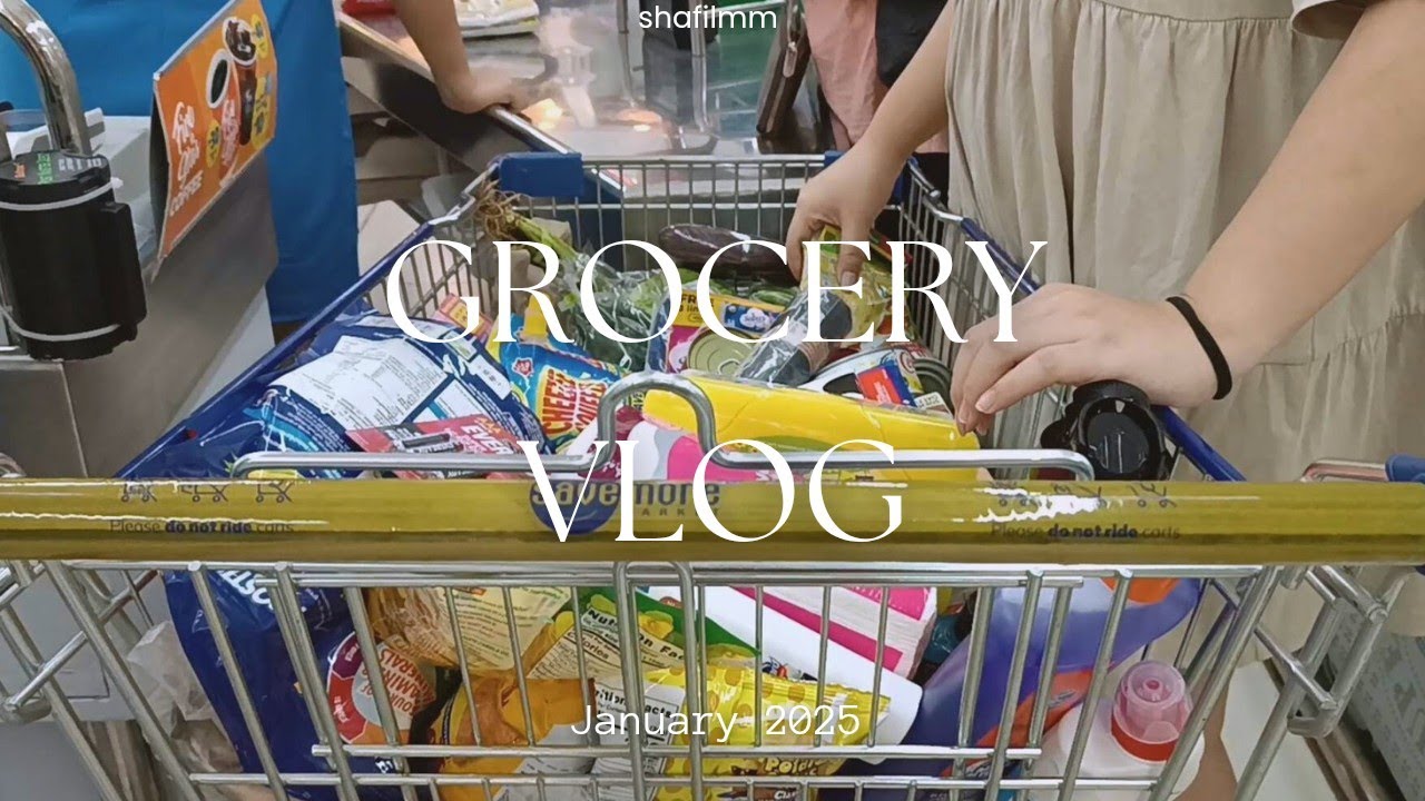 🛒grocery vlog | january 2025 | ASMR | silent vlog | shafilmm