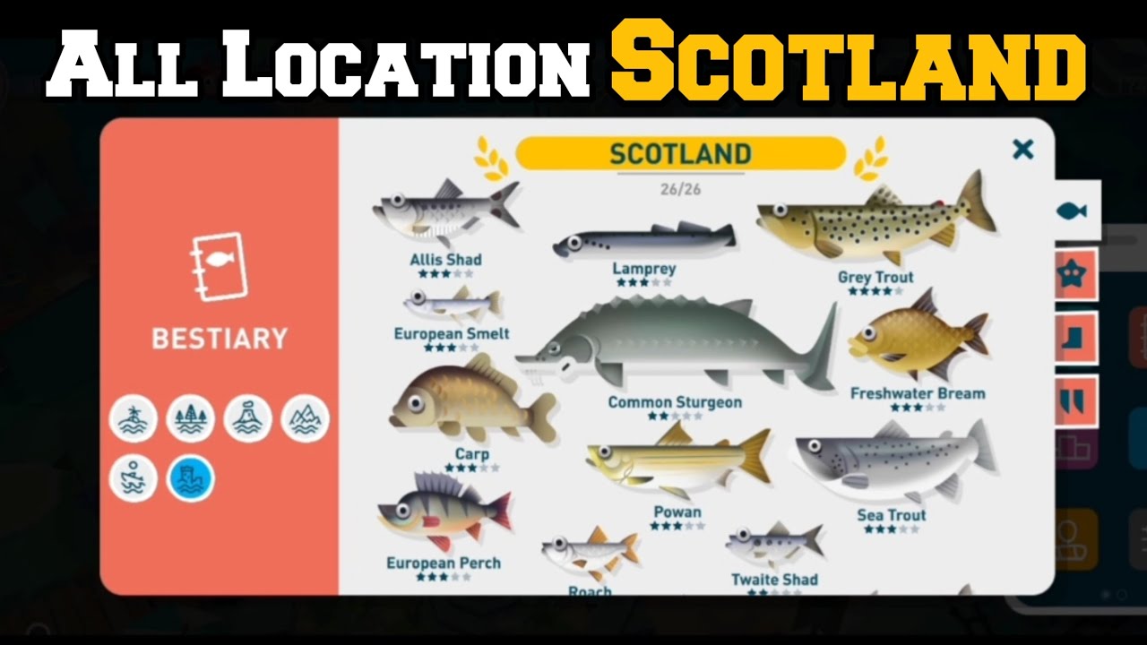 All Fish Scotland Caught - Creatures of the Deep Fishing