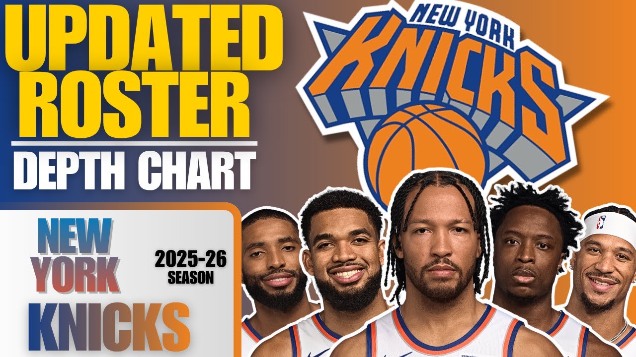 New York Knicks 2025/26 Roster & Depth Chart | Lineup with Jalen Brunson, OG Anunoby & Towns!