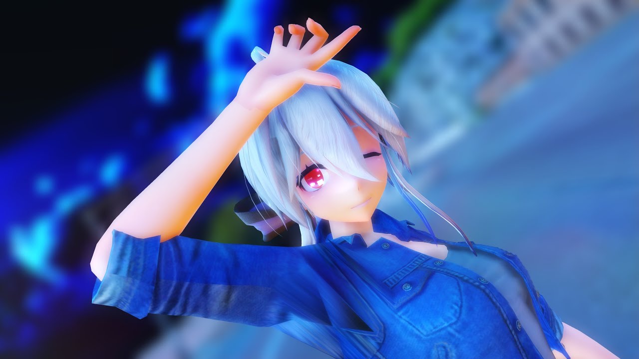 【4K | Ray-MMD】リリリリ★バーニングナイト  (Haku Yowane)