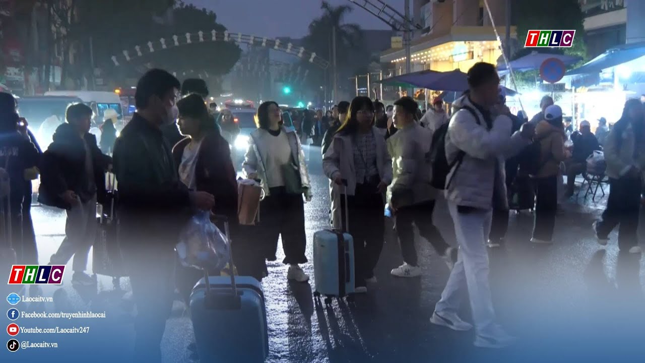 Không khí tại Cửa khẩu Quốc tế đường bộ Lào Cai ngày đầu năm mới | THLC