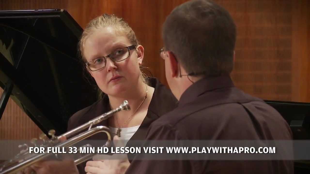 Trumpet lessons with David Bilger, Hindemith sonata for trumpet and piano