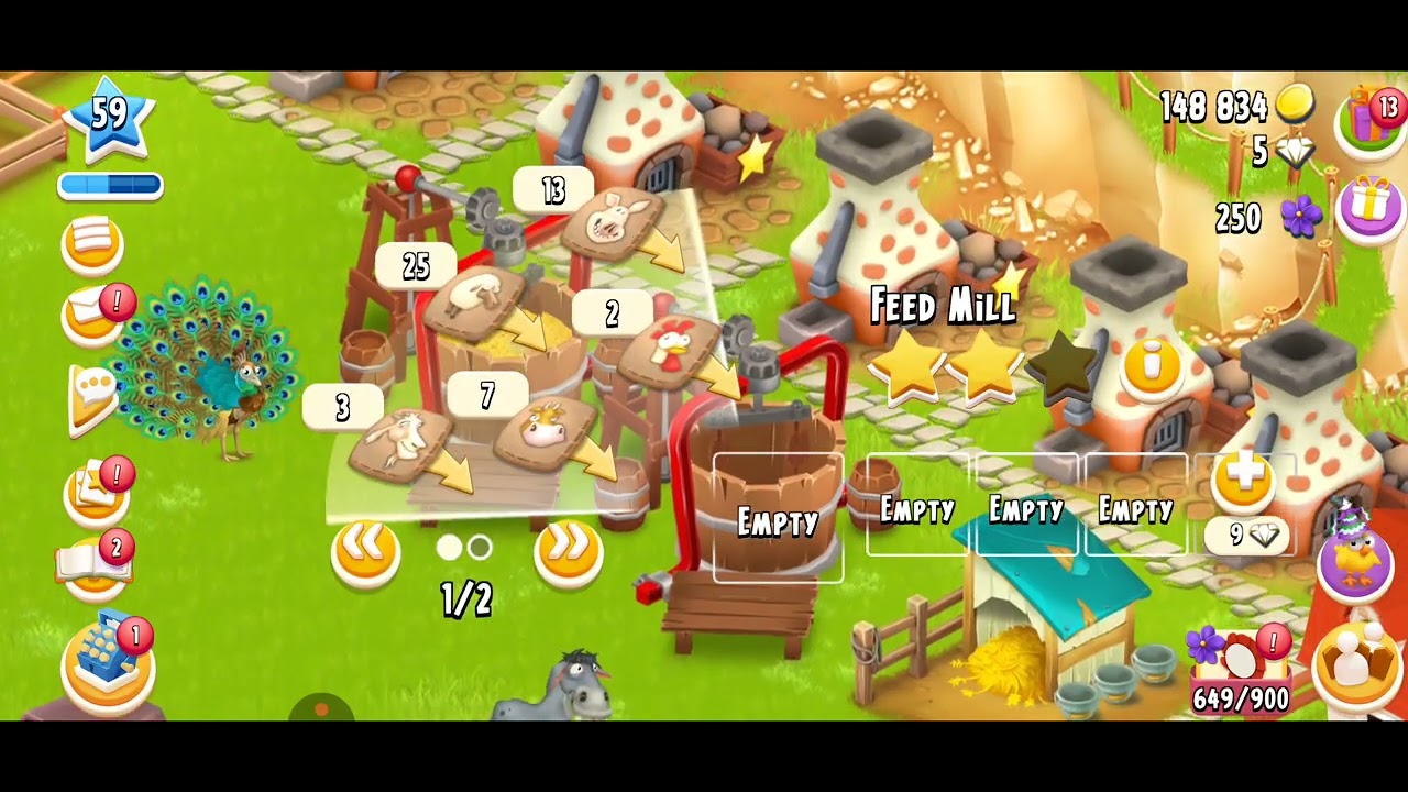 Quick farm gameplay in Hay Day 🌻🐓 #HayDay #YouTubeShorts