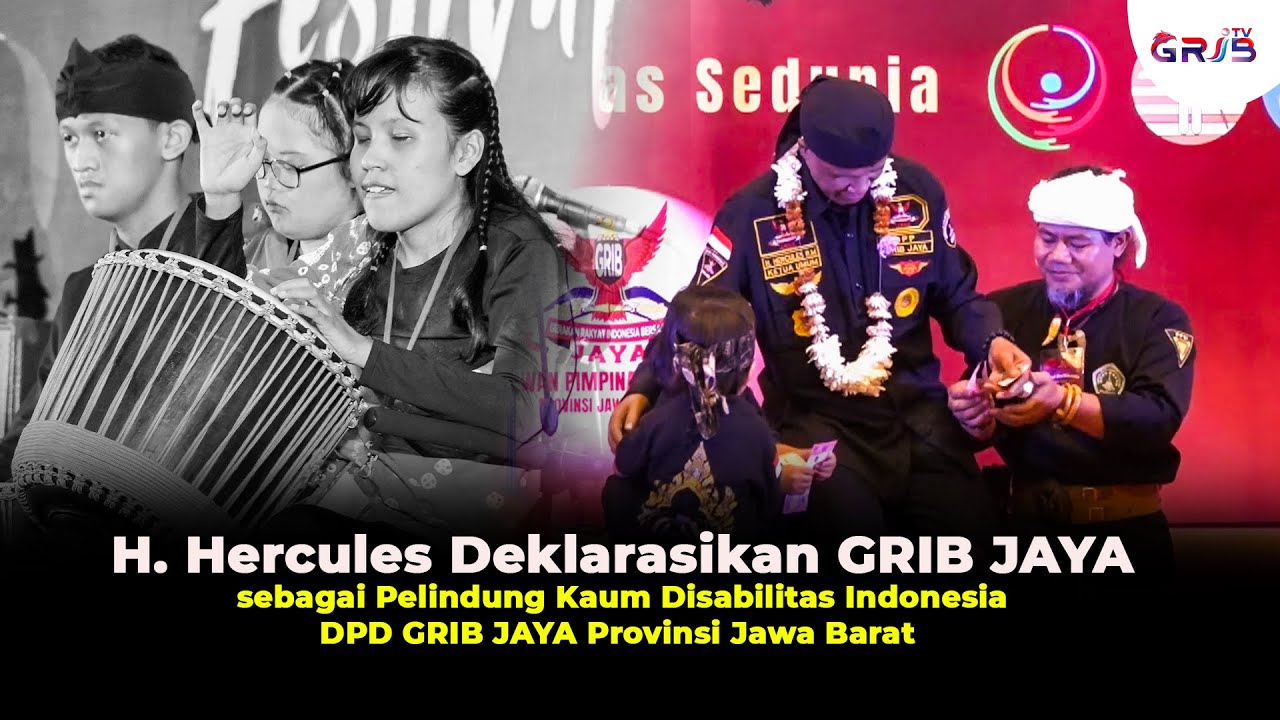 H. Hercules Deklarasikan GRIB JAYA sebagai Pelindung Kaum Disabilitas Indonesia