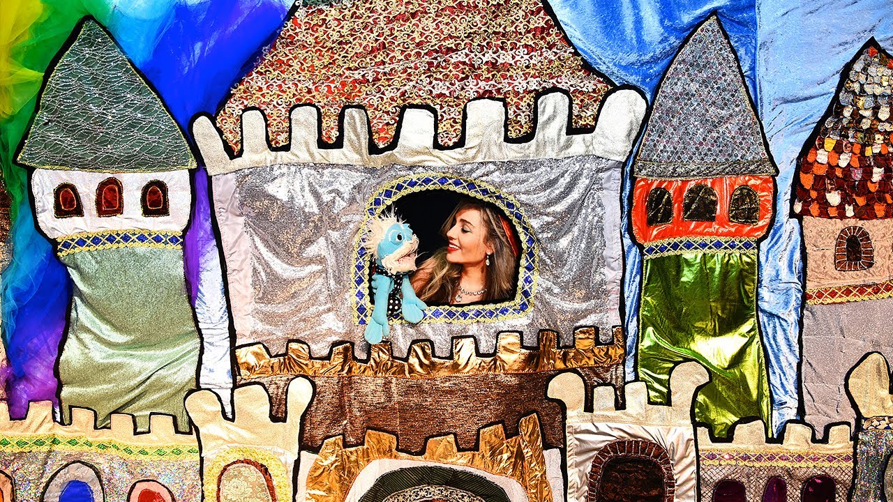 How to make a giant rainbow princess castle with fabric appliqué & patchwork techniques