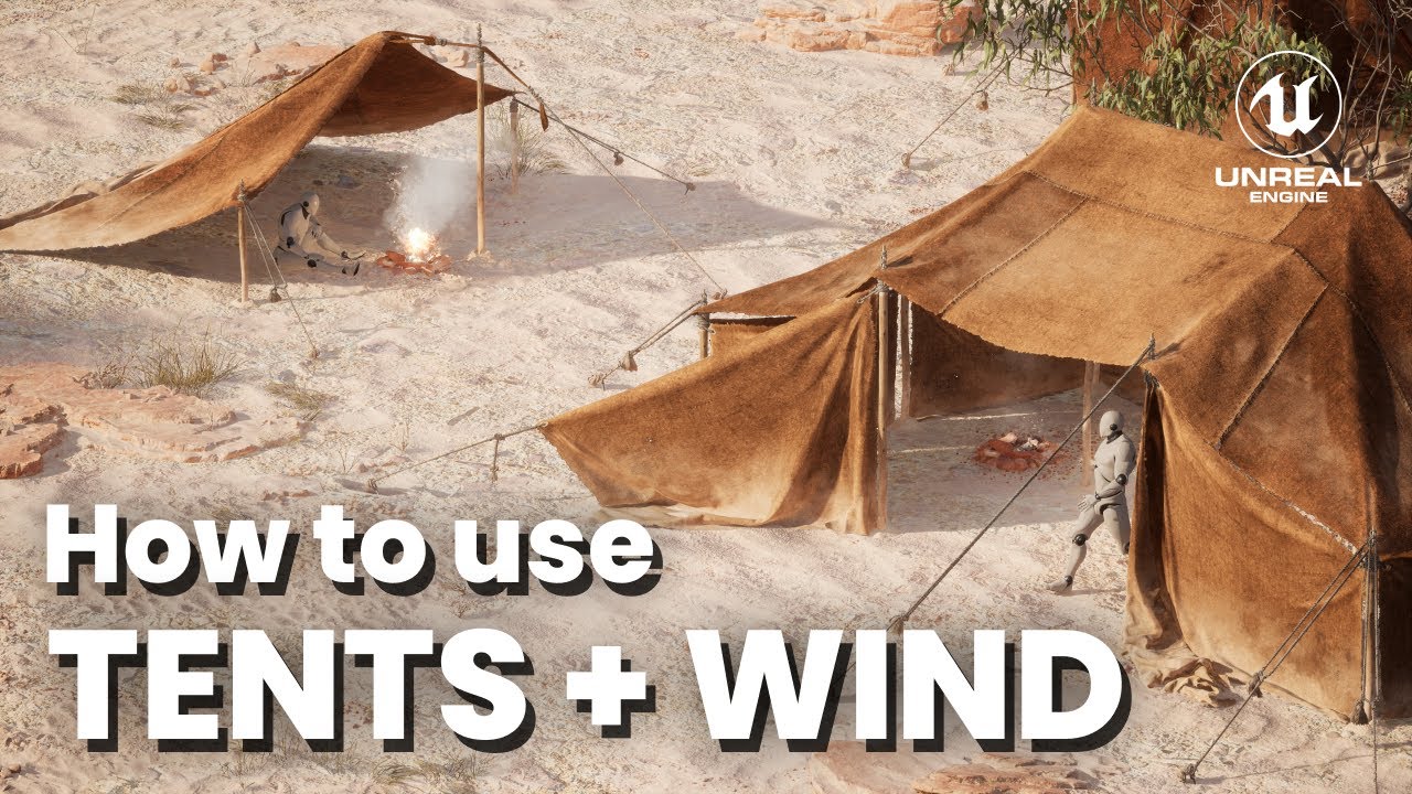 Desert Camp. Tents. Key Features