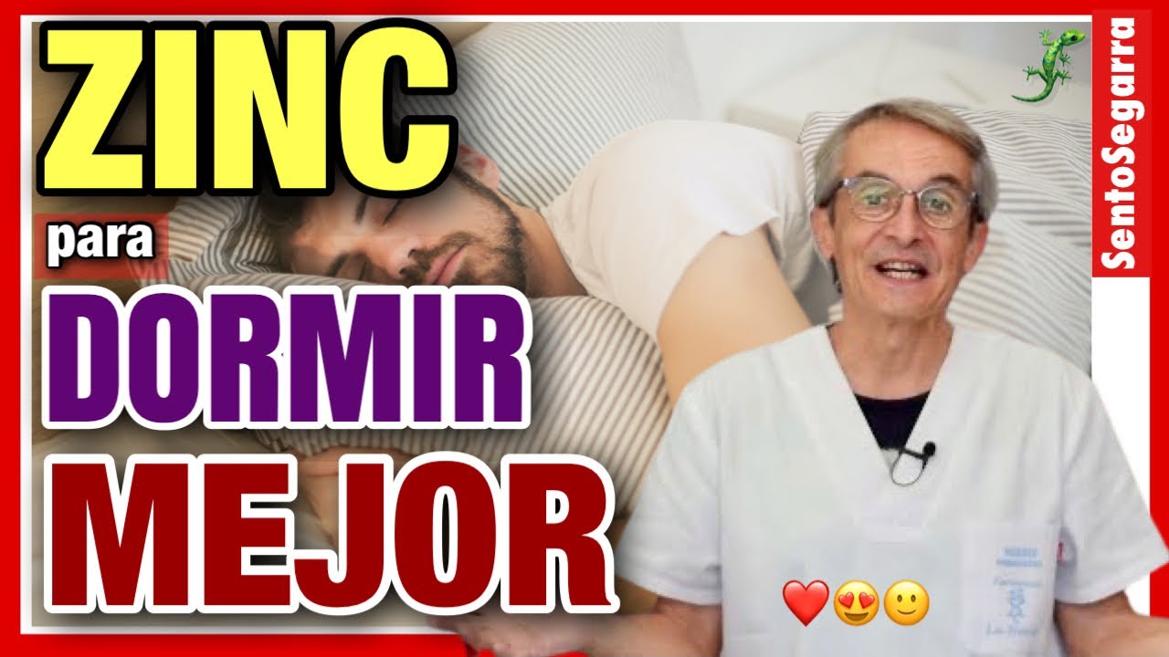 ZINC 👉 IMPORTANTE DESCUBRIMIENTO 😀 para DORMIR MEJOR ✅