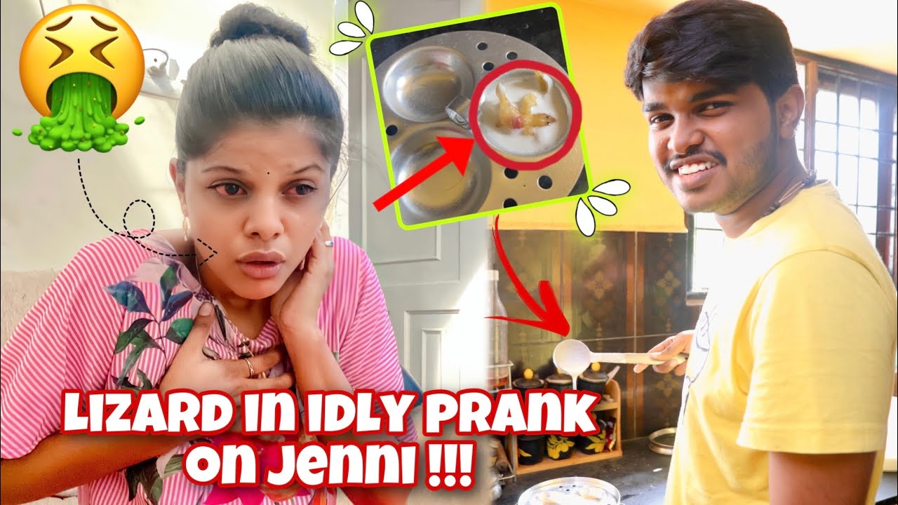 LIZARD IN HER FOOD PRANK ON JENNI | Prank Gone wrong!! | *She Ate It* | Jenni's Hacks