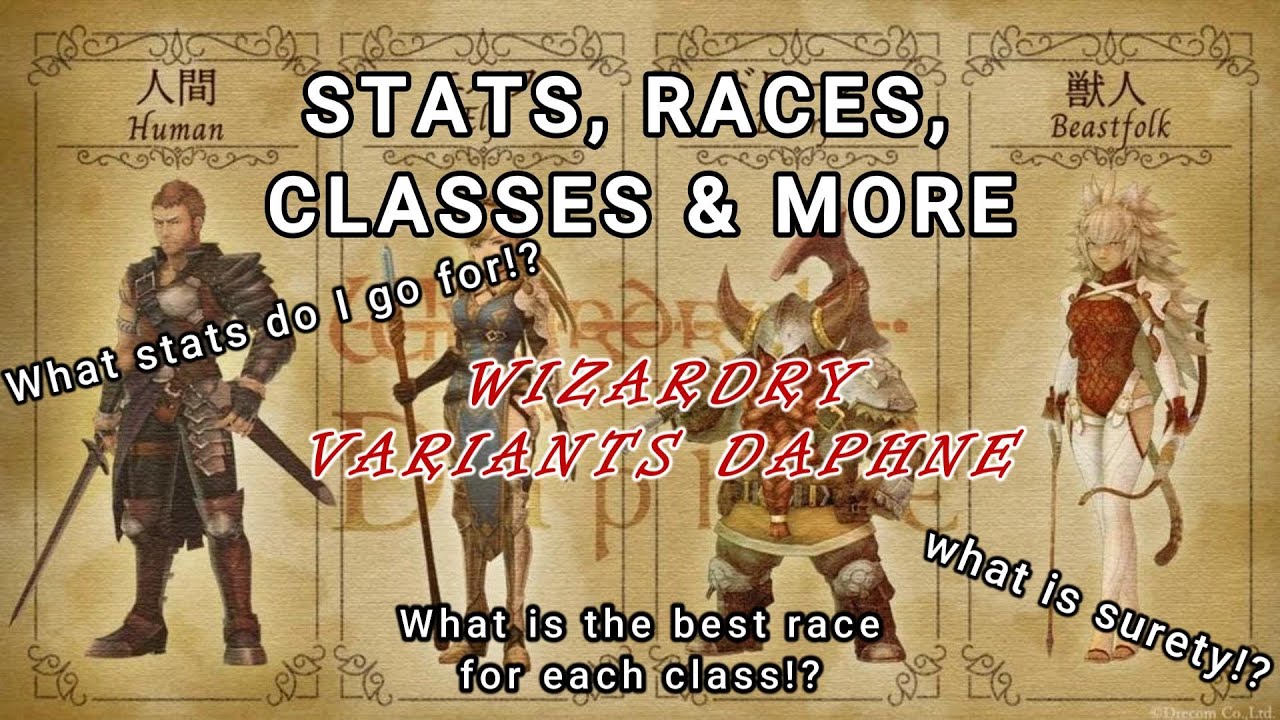 Stats Info Guide - Wizardry Variants Daphne
