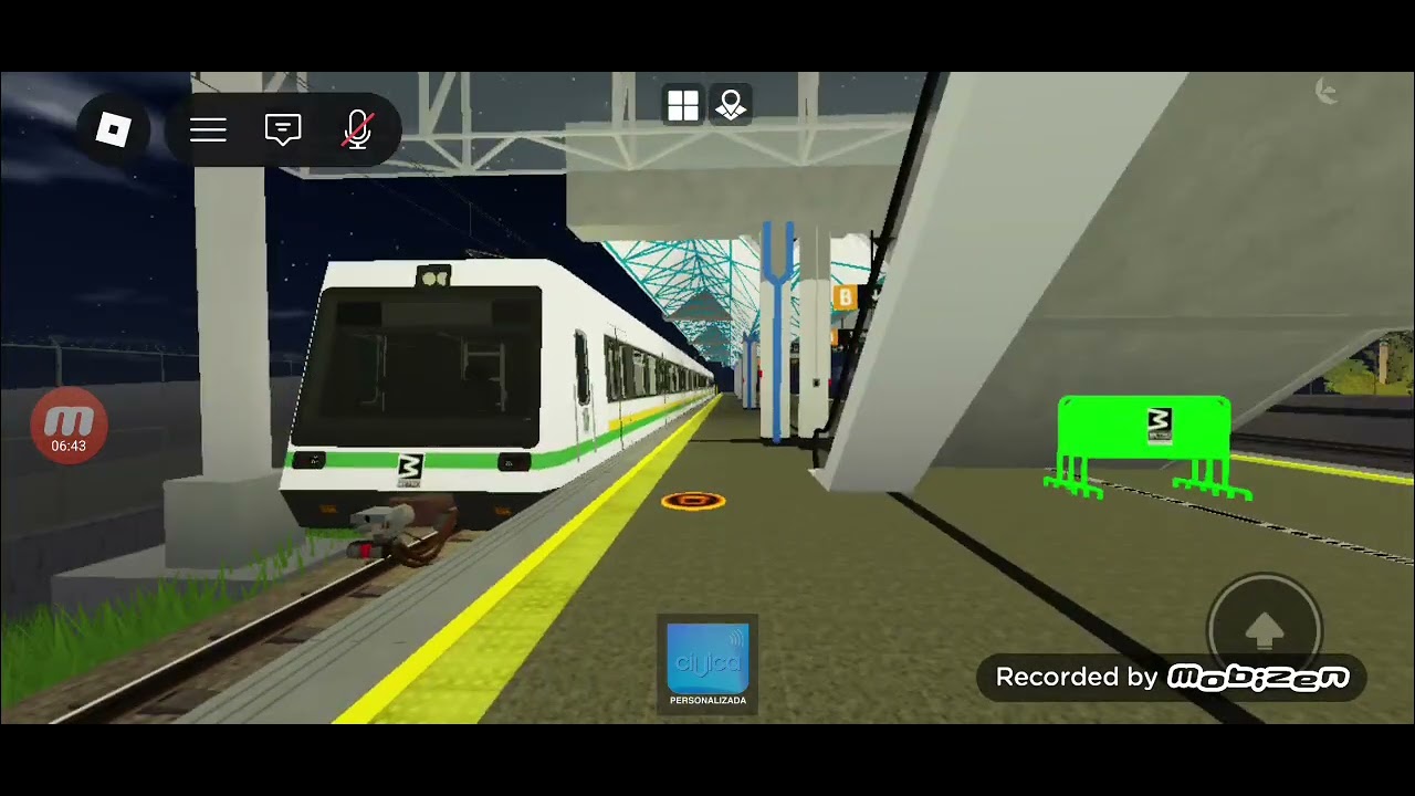 Lohansiqueira0decontos estam jogando Roblox metrô do paraíso centro de estação de paraíso de andando