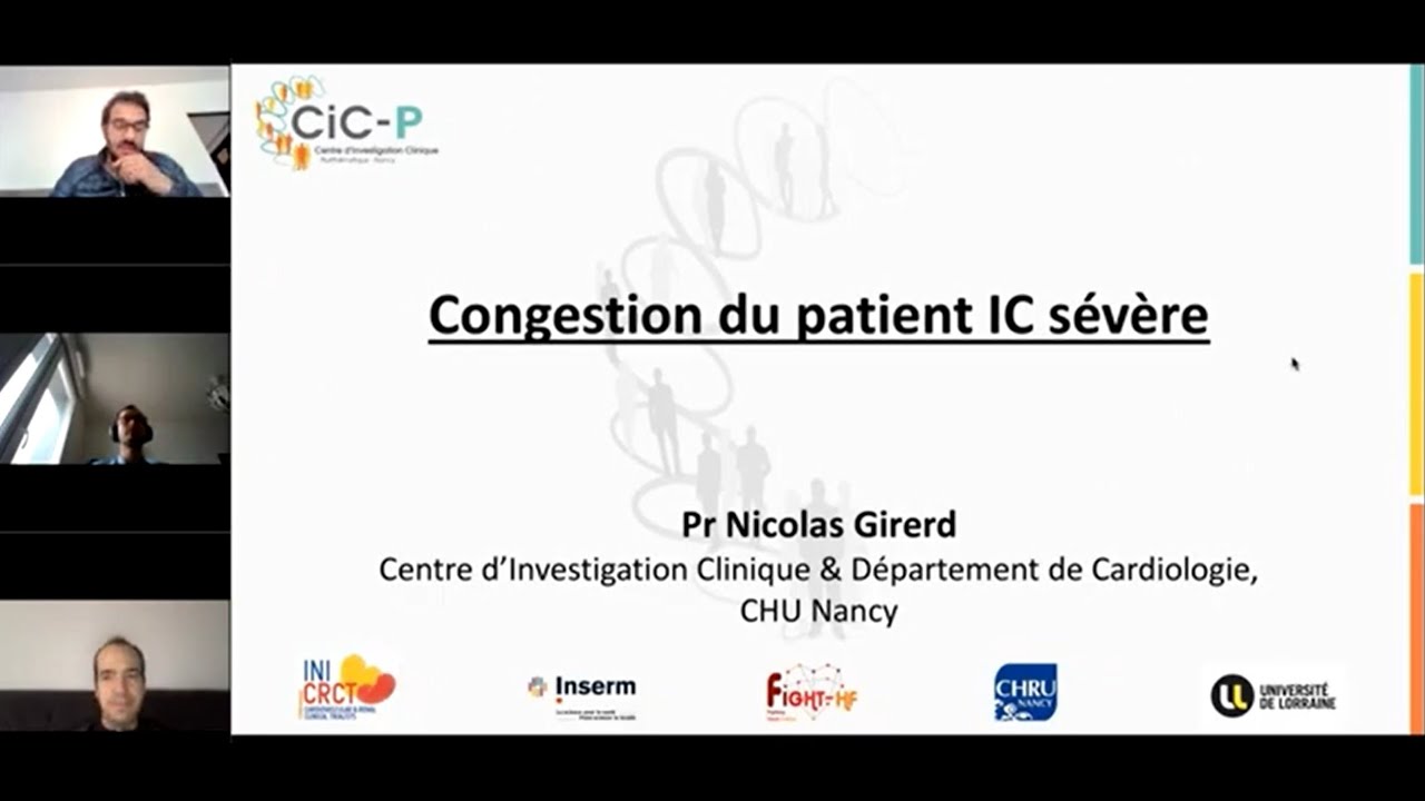 13- Congestion du patient insuffisant cardiaque sévère, Nicolas Girerd, CHRU Nancy