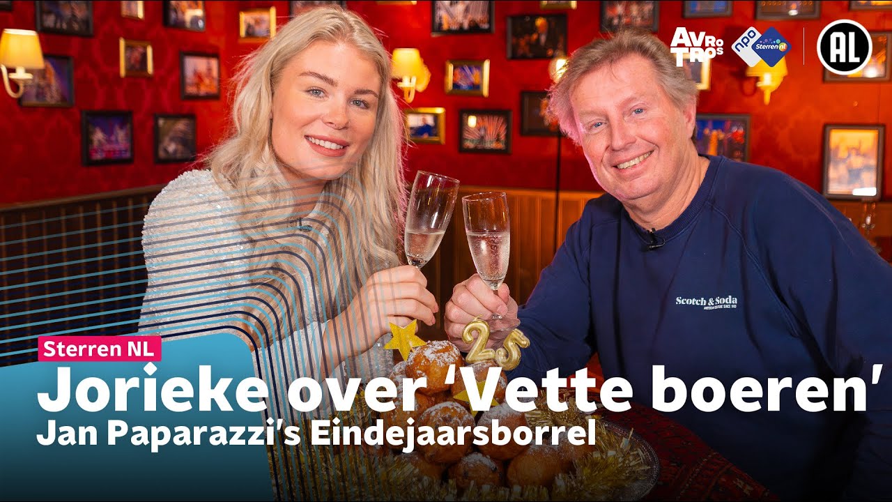 'Ik ga een COUNTRY album maken!' • Jan Paparazzi's Eindejaarsborrel met Jorieke Sterken • Sterren NL