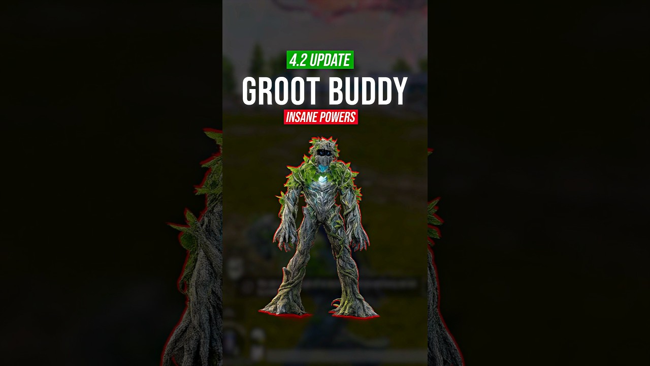 4.2 UPDATE GROOT AI BUDDY POWERS || Perfect BGMI Settings Guide | BGMI / Pubg Mobile