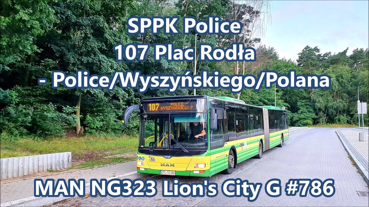 SPPK Police - linia 107, MAN NG323 Lion's City G 