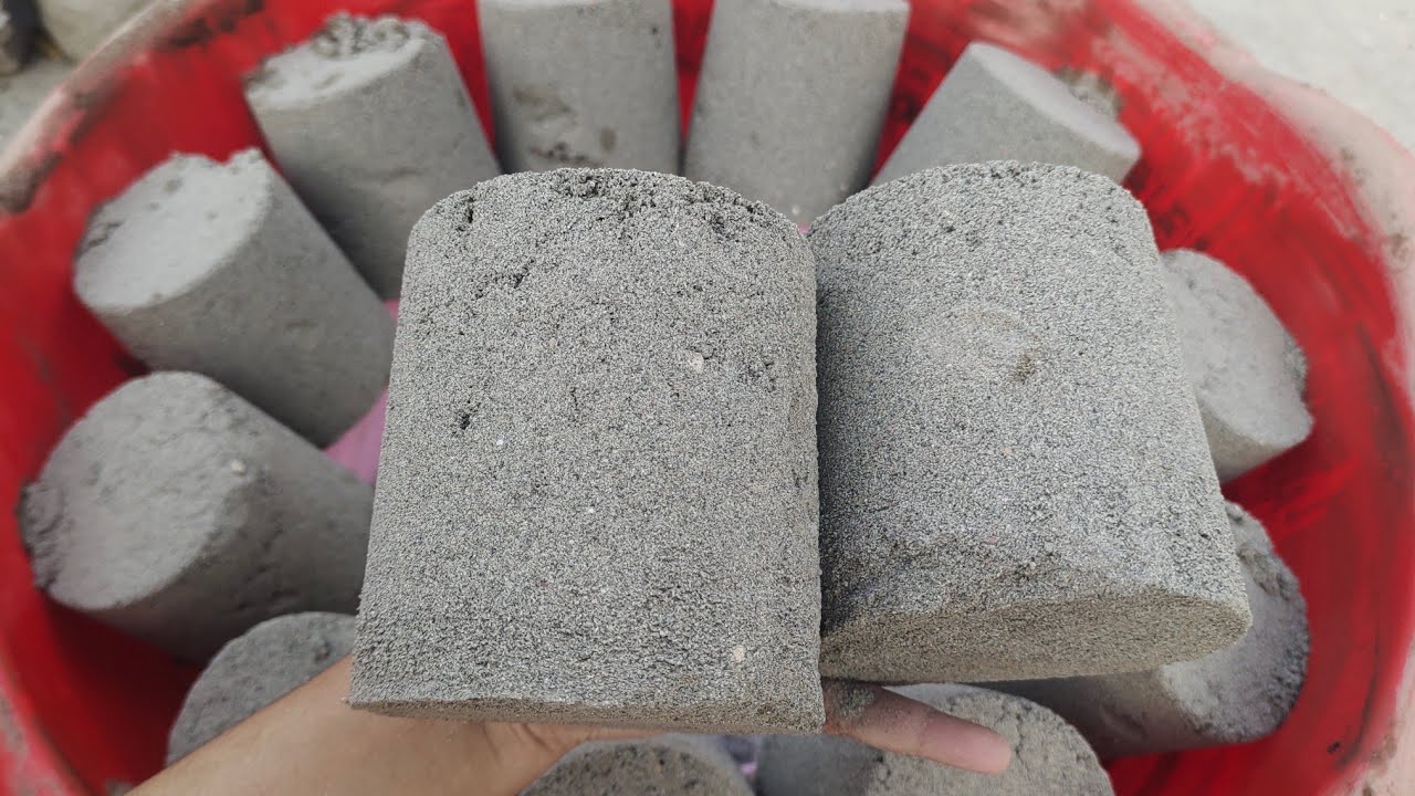 beautiful setup with amazing crumbling|| soft sand crumbling in water super yummy
