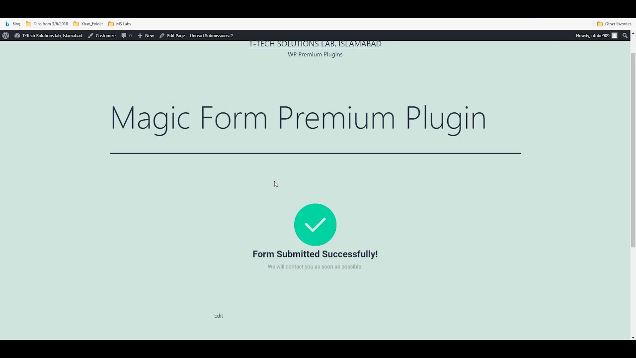 WordPress Magic Form Premium Plugin