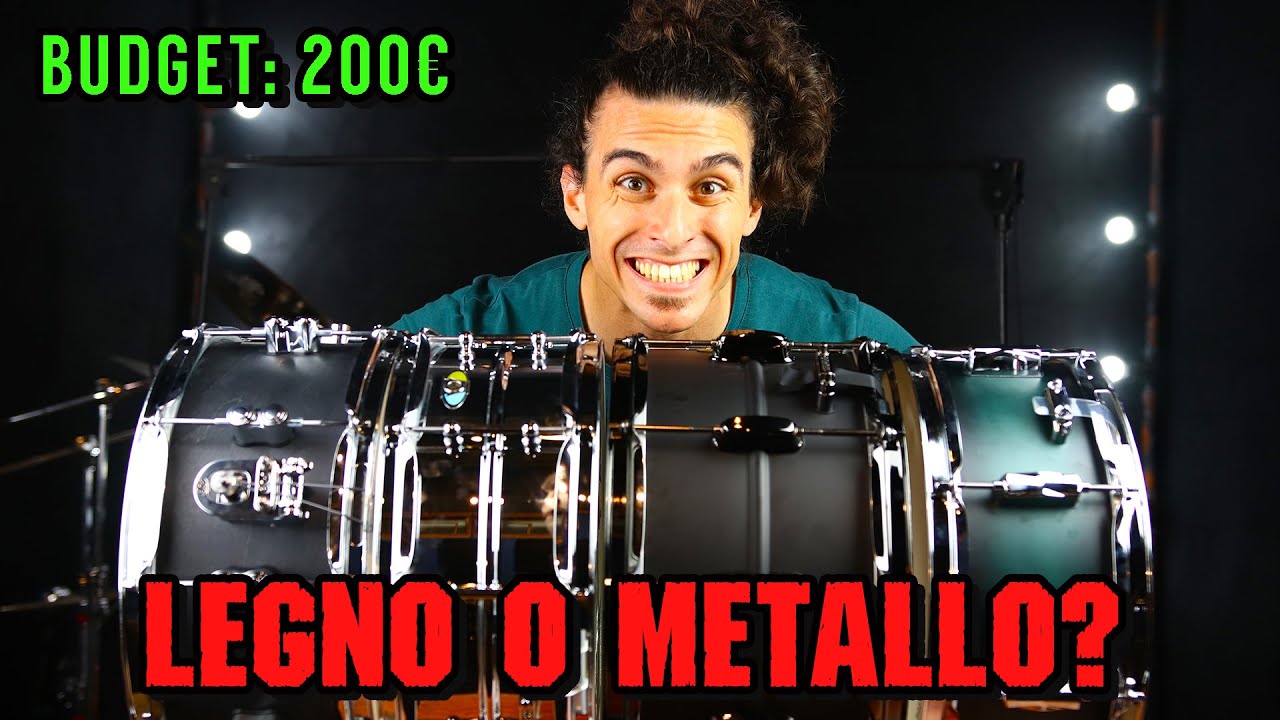 LEGNO o METALLO? Quale rullante scegliere? Con Strumentimusicali.net