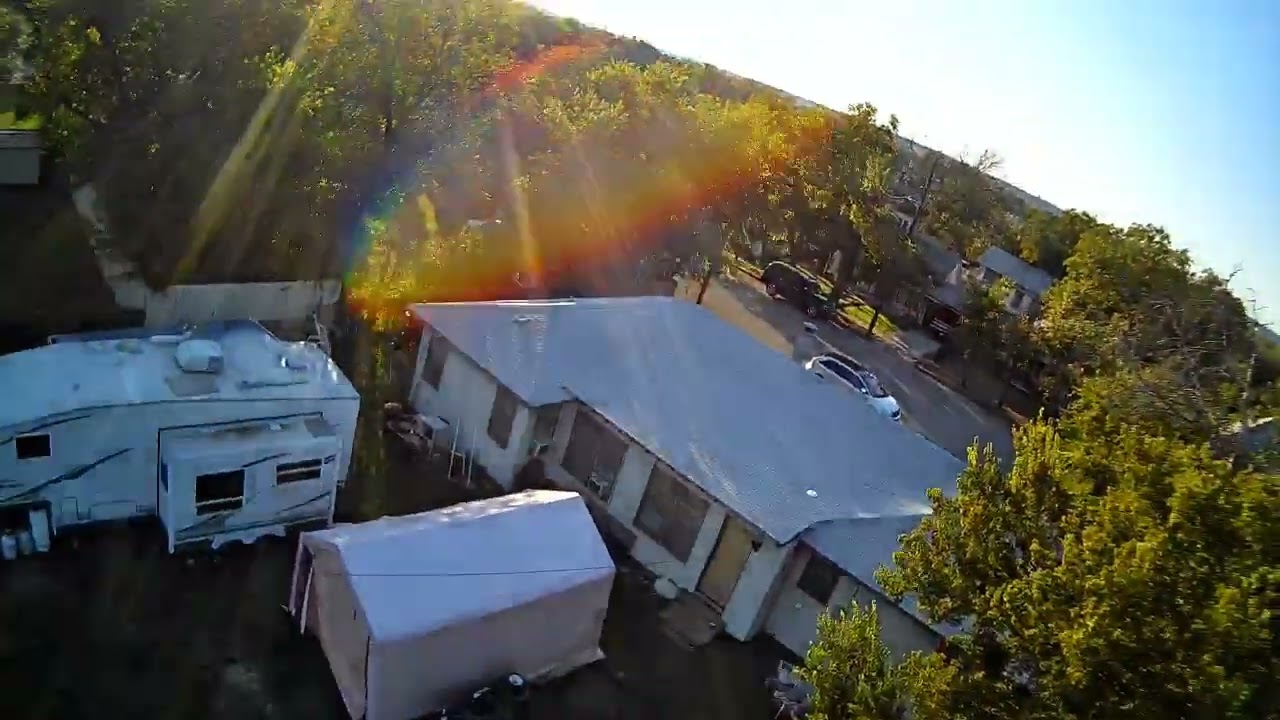 TSRC Q8 Quadcopter Drone Test Flight