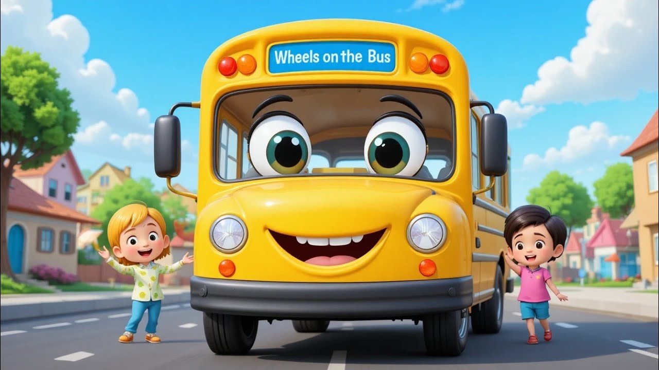 Wheels on the Bus 🚌 | Nursery Rhymes for Kids | Kids Songs#WheelsOnTheBus#NurseryRhymes#KidsSongs