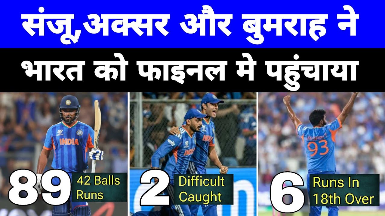 संजू, अक्सर, बुमराह ने भारत को फाइनल मे पहुंचाया | INDIA VS ENGLAND T20 WORLD CUP 2026 2ND SEMIFINAL