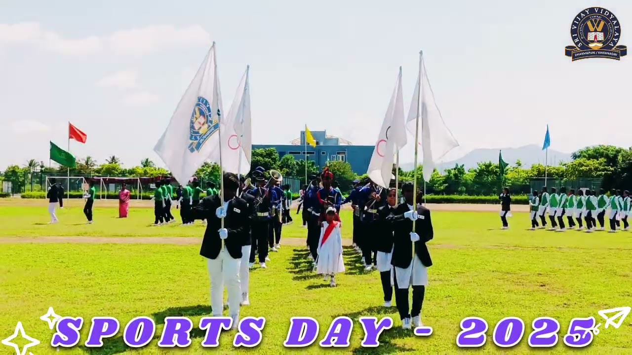 Sri Vijay vidyalaya boys school dharmapuri sports Day video- 2025